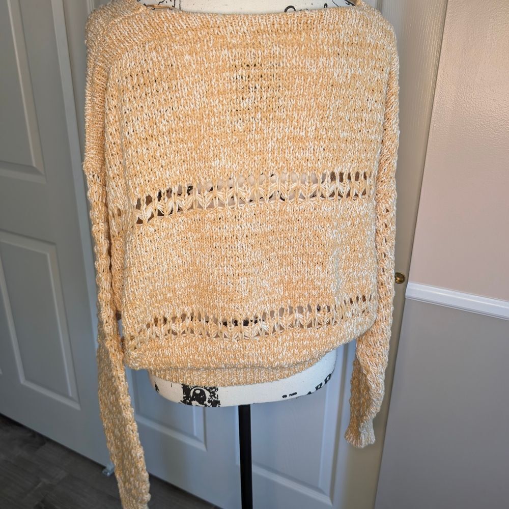 Free People Cozy Beige Knit Sweater - Picture 4 of 7